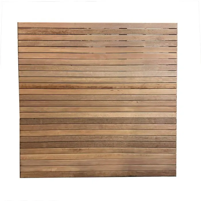 Wooden Fencing slatted fencing hardwood 180x180cm (26pl)