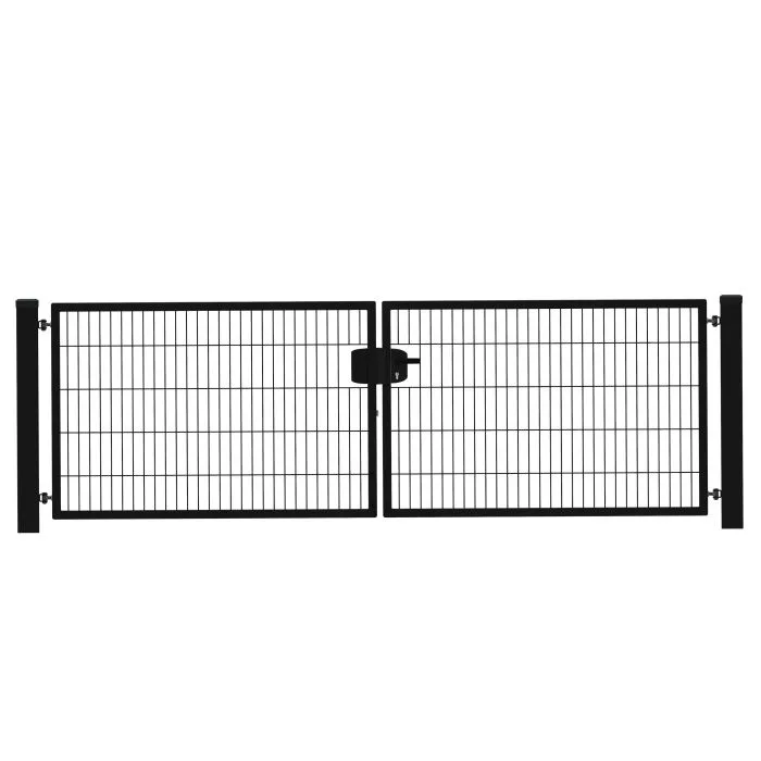 Wire mesh fence gate 203x500cm