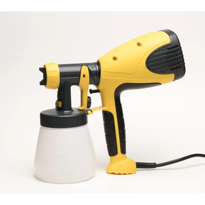 Spray gun, paint gun for concrete fences