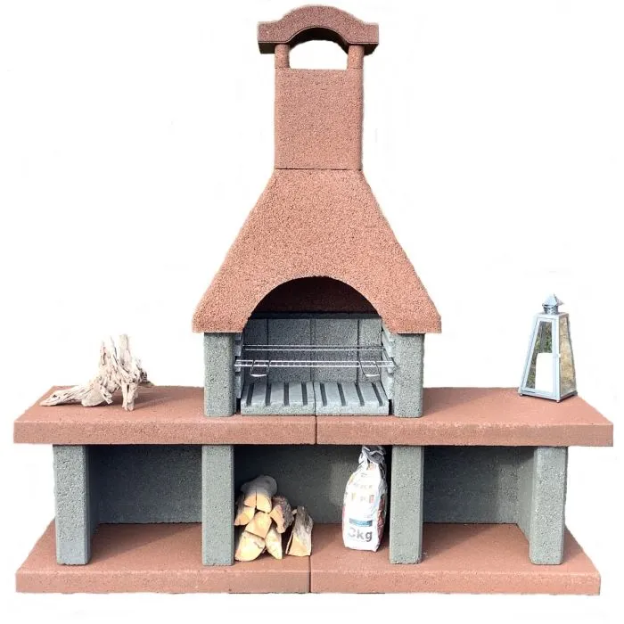 Masonry barbecue Venezia no. 2 (200x200cm / 600kgs)