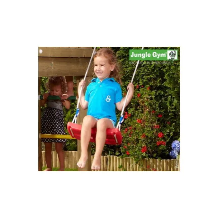 Wooden play house Jungle Hut swing 120x221cm
