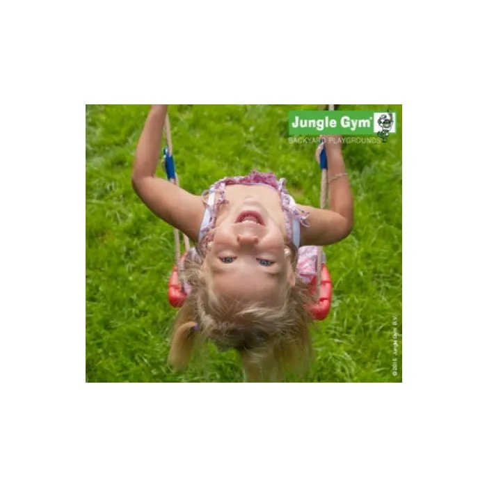 Wooden play house Jungle Hut swing 120x221cm