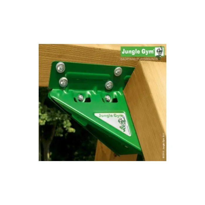 Wooden play house Jungle Hut swing 240x221cm