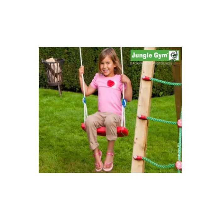 Wooden play house Jungle Hut climbing