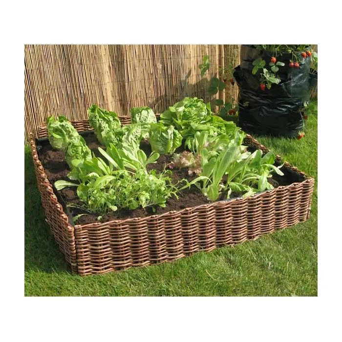Planter vegetable garden box 80x80x20cm