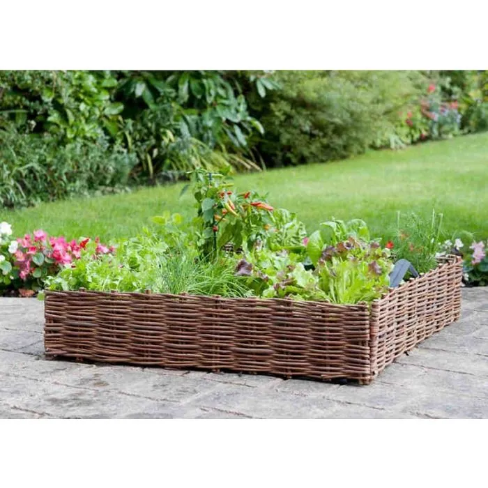 Planter vegetable garden box 80x80x20cm