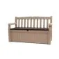 Garden bench garden storage box 140x60x84cm