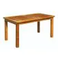 Garden table hardwood