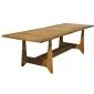 Garden table hardwood 75x90x266cm