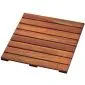 Decking tiles hardwood 50cm smooth