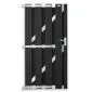 Fence panel WPC 180x180cm anthracite