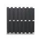 Fence panel WPC 180x180cm anthracite
