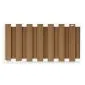 Fence panel WPC aluminum 180x180cm