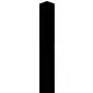 Wooden Fence Post 7x7x270cm (black)