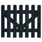 Picket fence gate 80x100cm (black)