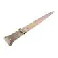 Strap hinge yellow galvanized 200x35x3mm