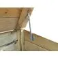 Bin cover wheelie closed backend 129x80X91cm