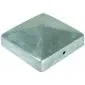 Post caps hot dip galvanized 91x91mm