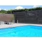 Concrete fence Rockstone 200x231cm double sided