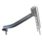 Playground slide stainless steel 150cm with ladder