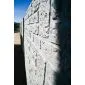 Concrete fence Brickstone double sided 200x231cm
