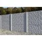 Concrete fence Stepstone 200x231cm double sided