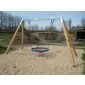 Swing beam for nest swing