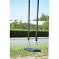 Swing black public playground