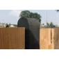 Concrete fencing post anthracite 10x10x270cm