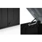 Wheelie bin cover double 145x125x82cm