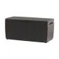Garden Storage Box black 123x57x53,5cm 
