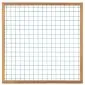 Hardwood trellis fence 180x180cm