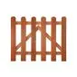 Picket fence gate hardwood 60x100cm
