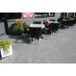 Brick pavers black 20x5x6cm (m2)