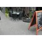Brick pavers black 20x5x6cm (m2)