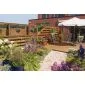 Decking board hardwood Bangkirai 395cm (25x145mm)