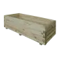 Wooden planter rectangular 92x42x31cm