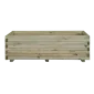 Wooden planters rectangular 120x40x35cm