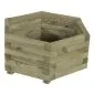 Wooden planters hexagonal 70x60cm