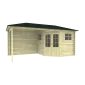 Garden shed Wembley hipped roof 500x250cm