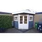 Garden shed flat roof Modern 5 sided 250x250cm / 28mm