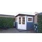 Garden shed flat roof Modern 5 sided 250x250cm / 28mm