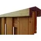 Fence finials hardwood