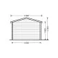 Garden shed Mini with floor 3x2m