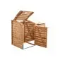 Bin cover wheelie, closed backend 155x122x90cm