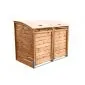 Bin cover wheelie, closed backend 155x122x90cm