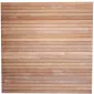 Wooden Fencing slatted fencing hardwood 180x180cm (26pl)