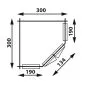 Garden shed Mansfield 5-sided 3x3m