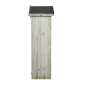 Garden cabinet impregnated