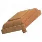 Postcap finial pyramide hardwood